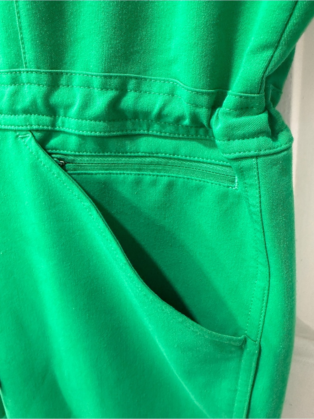 Figs Women's  Rafaela Jogger Scrub Jumpsuit in Evergreen - Picture 6 of 16